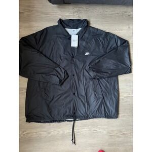 NWT Nike Club Men's Coaches Jacket Black Size 3XL FN3316-010